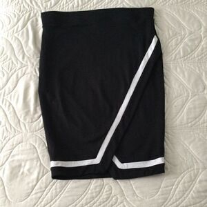 Torrid 1 black pencil skirt stretch
